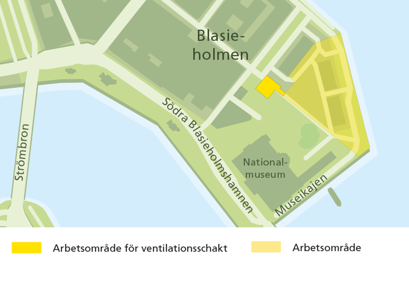 Ventilationsschakt Blasieholmen