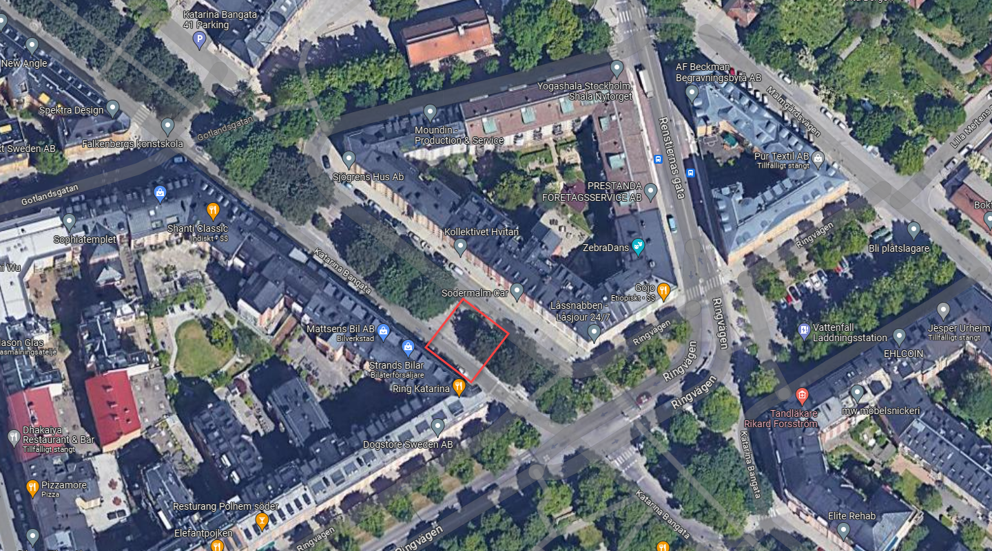 Infiltrationsanläggning vid Katarina Bangata 64