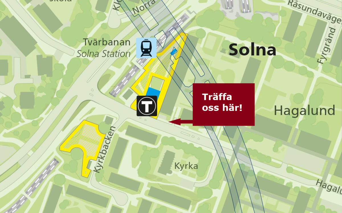 Träffa oss på Hagalundsgatan 15 maj