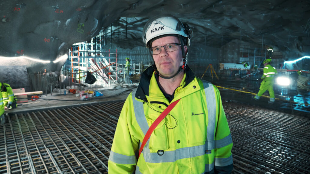 Mikael Johansson, byggledare betong.
